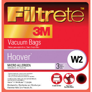 Hoover Style W2 Allergen Canister Vacuum Cleaner Bags 3pk