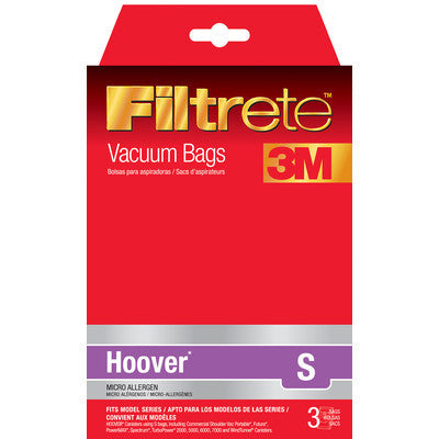 Hoover Style S Canister Vacuum Cleaner Bags 3pk