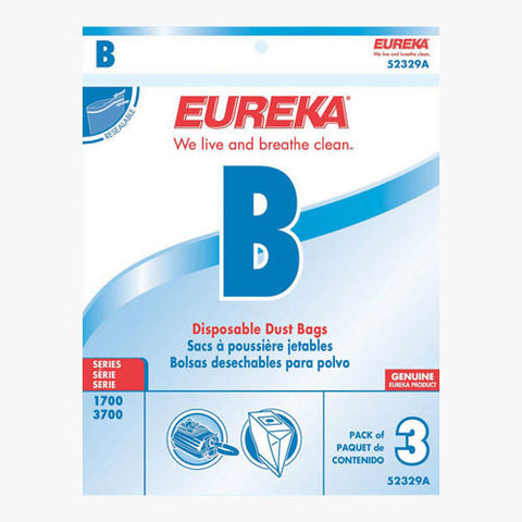 Eureka Style B Canister Vacuum Cleaner Bags 3pk