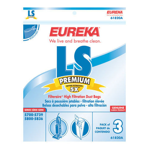 Eureka Style LS Upright Vacuum Cleaner Bags 3pk
