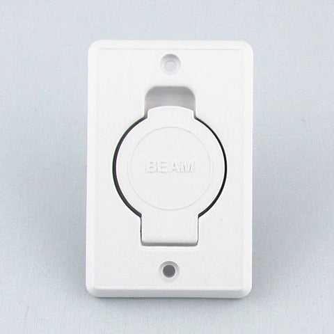 Beam Central Vacuum Inlet Valve -White