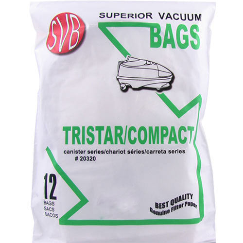 TriStar Compact Canister Vacuum Cleaner Bags 12pk