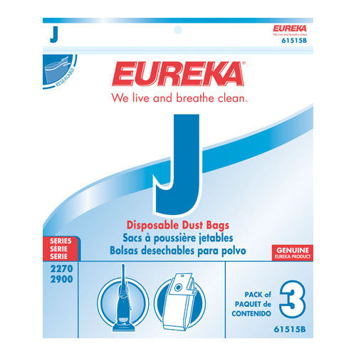 Eureka Style J Upright Vacuum Cleaner Bags 3pk