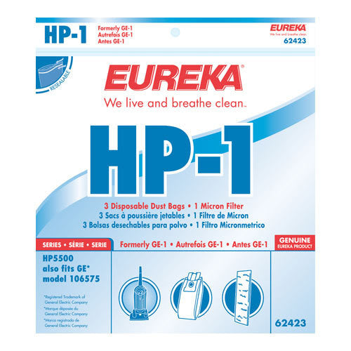 Eureka Style HP1 Upright Vacuum Cleaner Bags 3pk