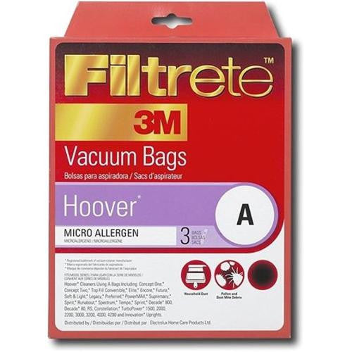 Hoover Style A Upright Vacuum Cleaner Bags 3pk