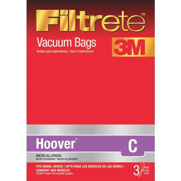 Hoover Type C Upright Vacuum Cleaner Bags 3pk