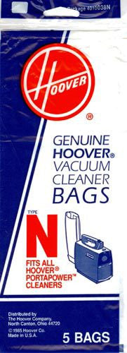 Hoover Style N Canister Vacuum Cleaner Bags 5pk